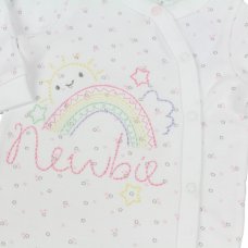 M15935: Baby "Newbie" Cotton Sleepsuit (NB-3 Months)
